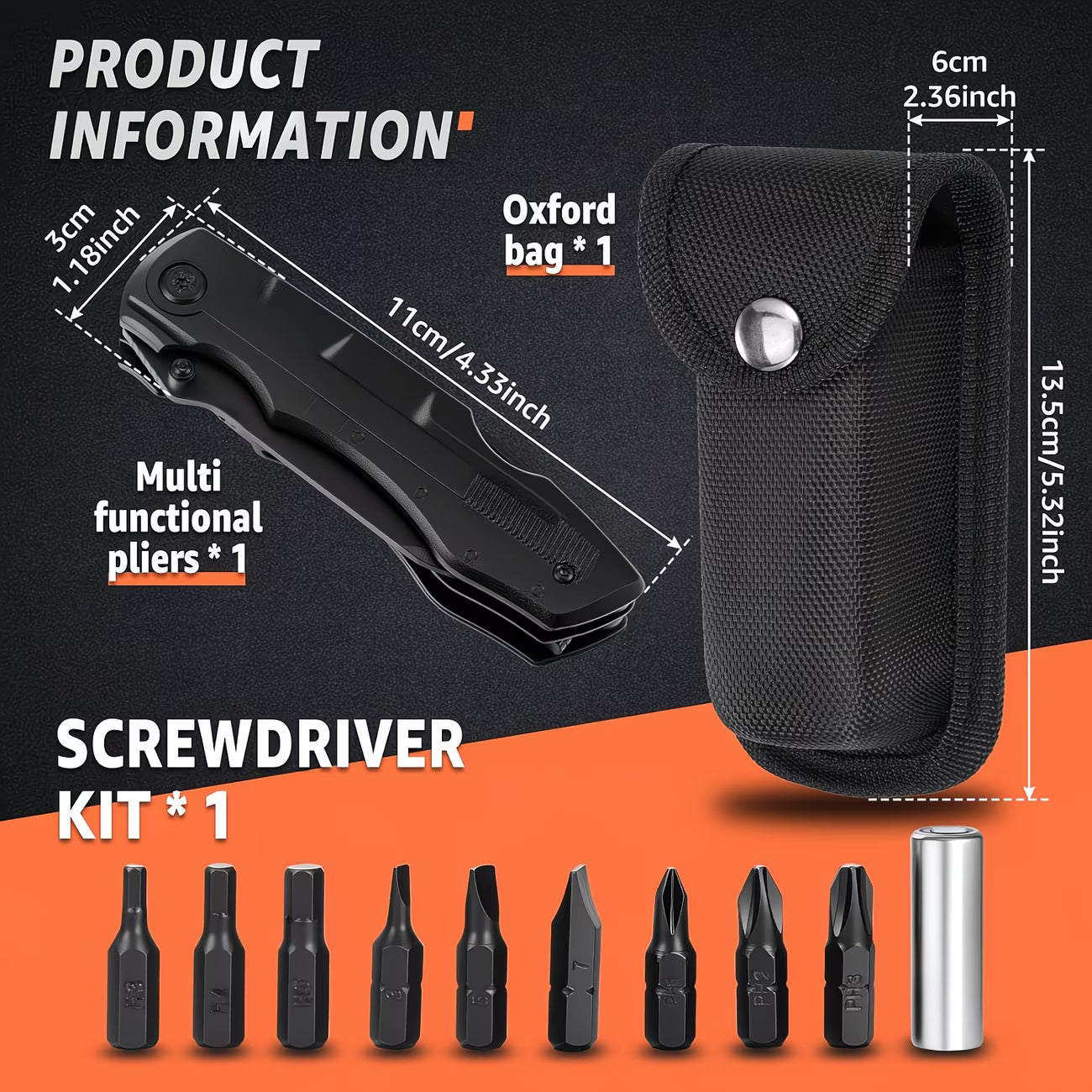 20-in-1 Multifunctional Pocket Knife "If you just had that tool"