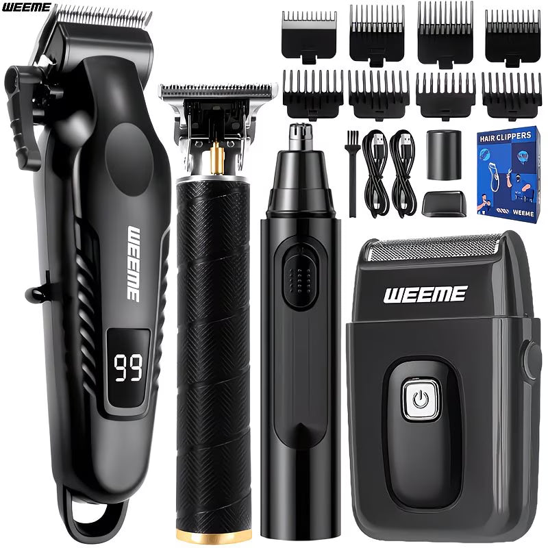 Men's Electric Hair Clipper Set (USB Fast Charging)