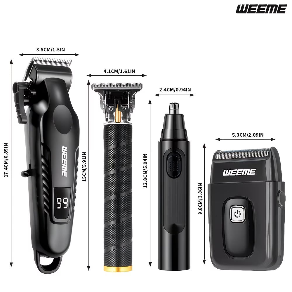 Men's Electric Hair Clipper Set (USB Fast Charging)